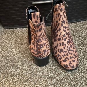 Cheetah boots brand new never worn